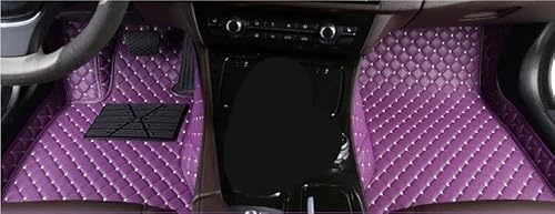Automatten Auto Teppiche Fuß Coche Zubehör Benutzerdefinierte Auto Fußmatten Für A4 Für B6 2000 2001 2002 2003 2004 Jahre Fussmatten Auto(Purple) von DHDYJSA