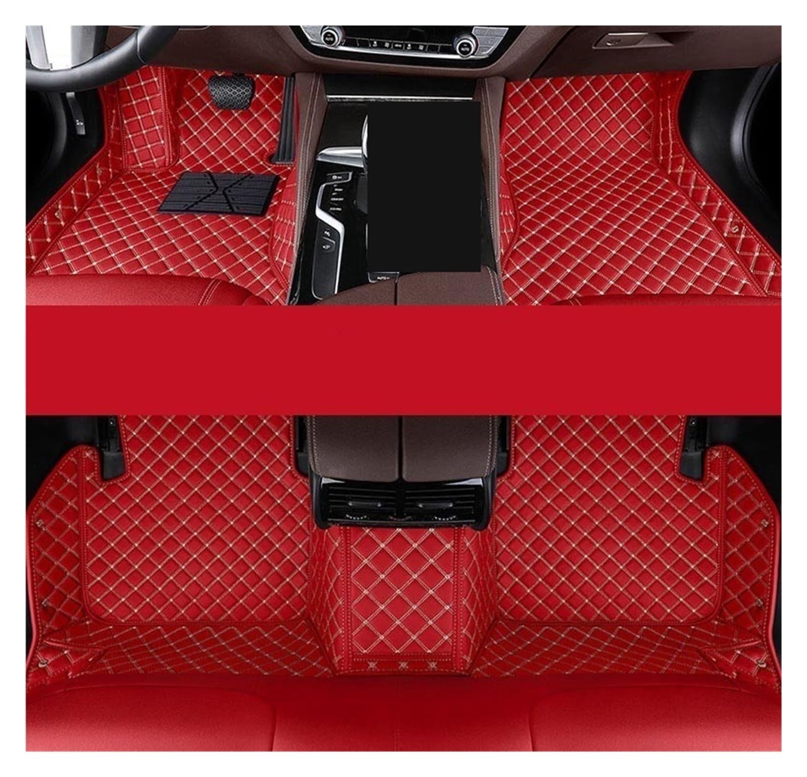 Automatten Benutzerdefinierte Auto Fußmatten Für A4 Für B6 2000 2001 2002 2003 2004 Jahre Auto Teppiche Fuß Coche Zubehör Fussmatten Auto(Red) von DHDYJSA
