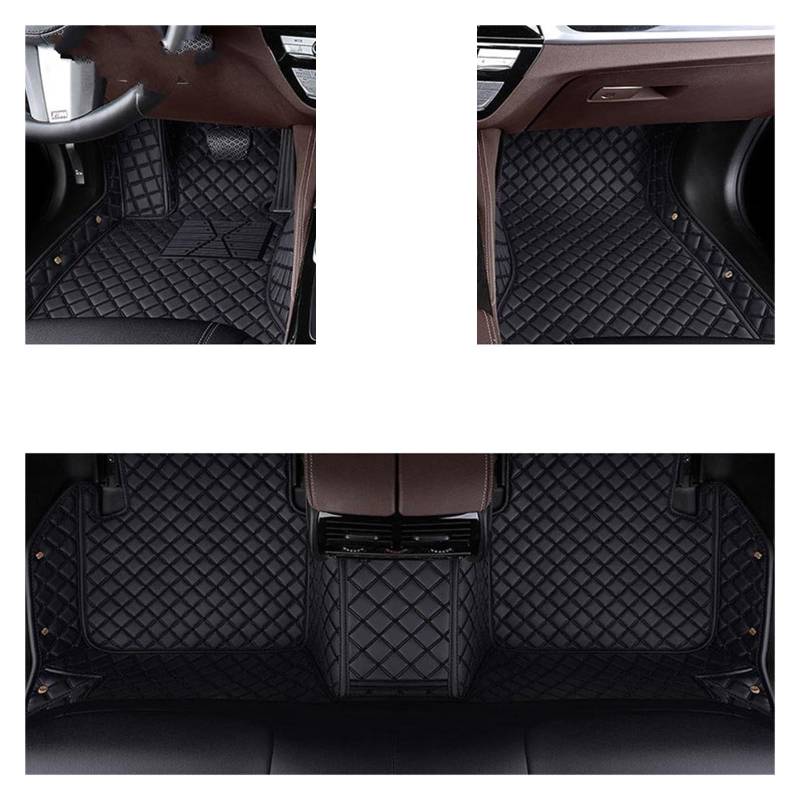 Automatten Benutzerdefinierte Auto Fußmatten Für Benz Für ML Für W164 Für W166 2005-2017 Auto Teppiche Fuß Coche Fussmatten Auto(Black,2005-2011 For W164) von DHDYJSA