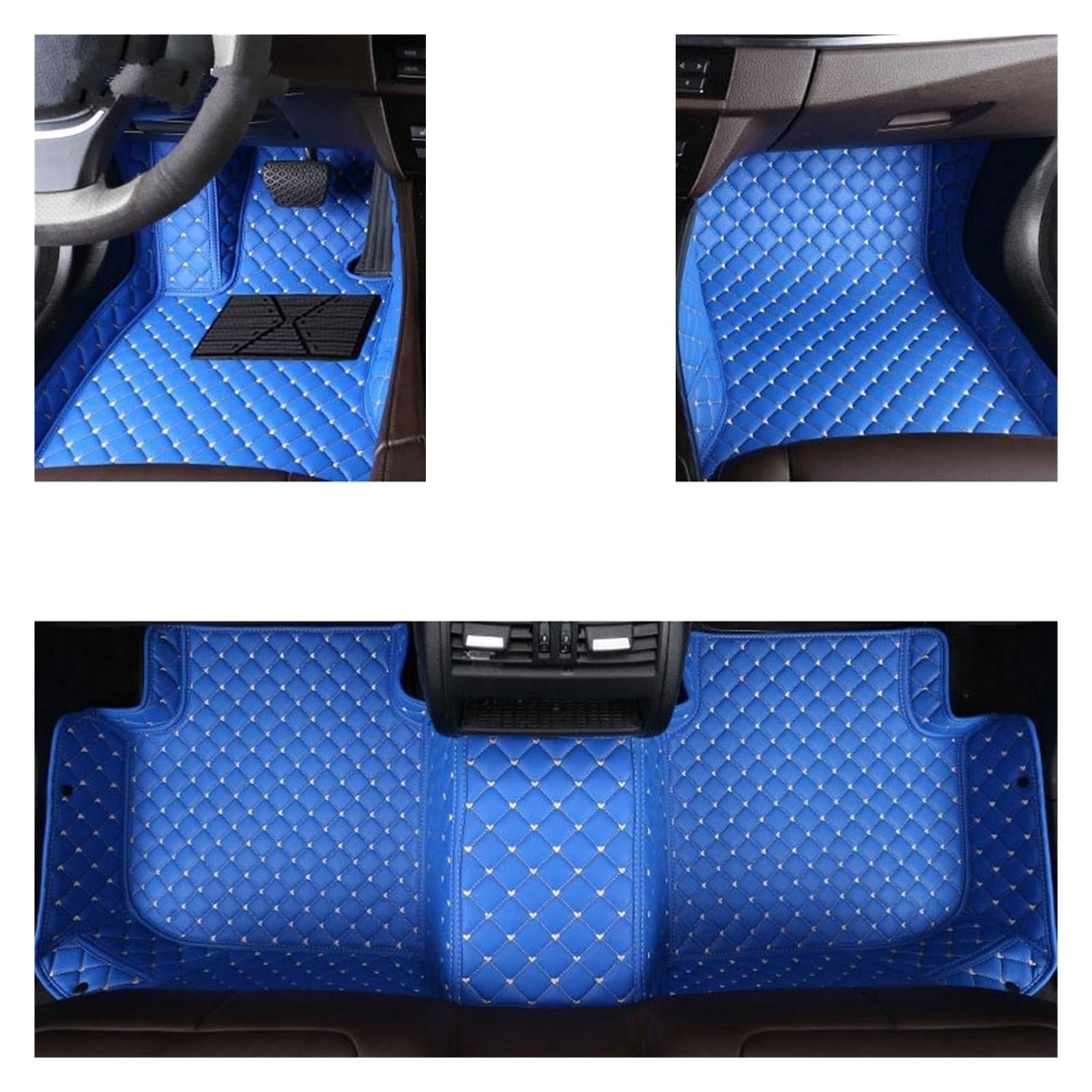 Automatten Benutzerdefinierte Auto Fußmatten Für Benz Für ML Für W164 Für W166 2005-2017 Auto Teppiche Fuß Coche Fussmatten Auto(Blue,2005-2011 For W164) von DHDYJSA