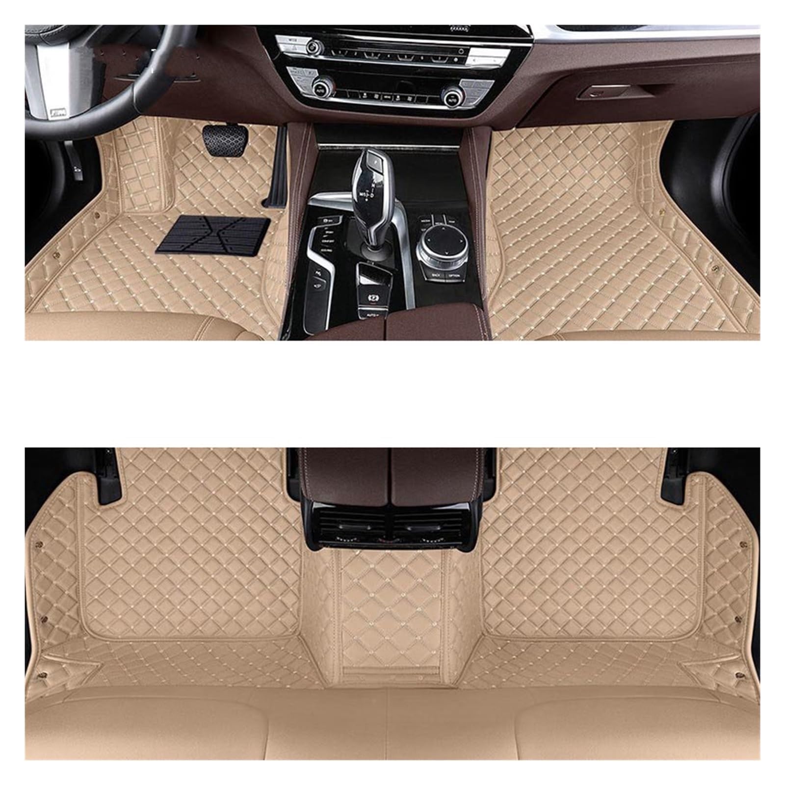 Automatten Benutzerdefinierte Auto Fußmatten Für Benz Für ML Für W164 Für W166 2005-2017 Auto Teppiche Fuß Coche Zubehör Fussmatten Auto(Beige,2005-2011 For W164) von DHDYJSA