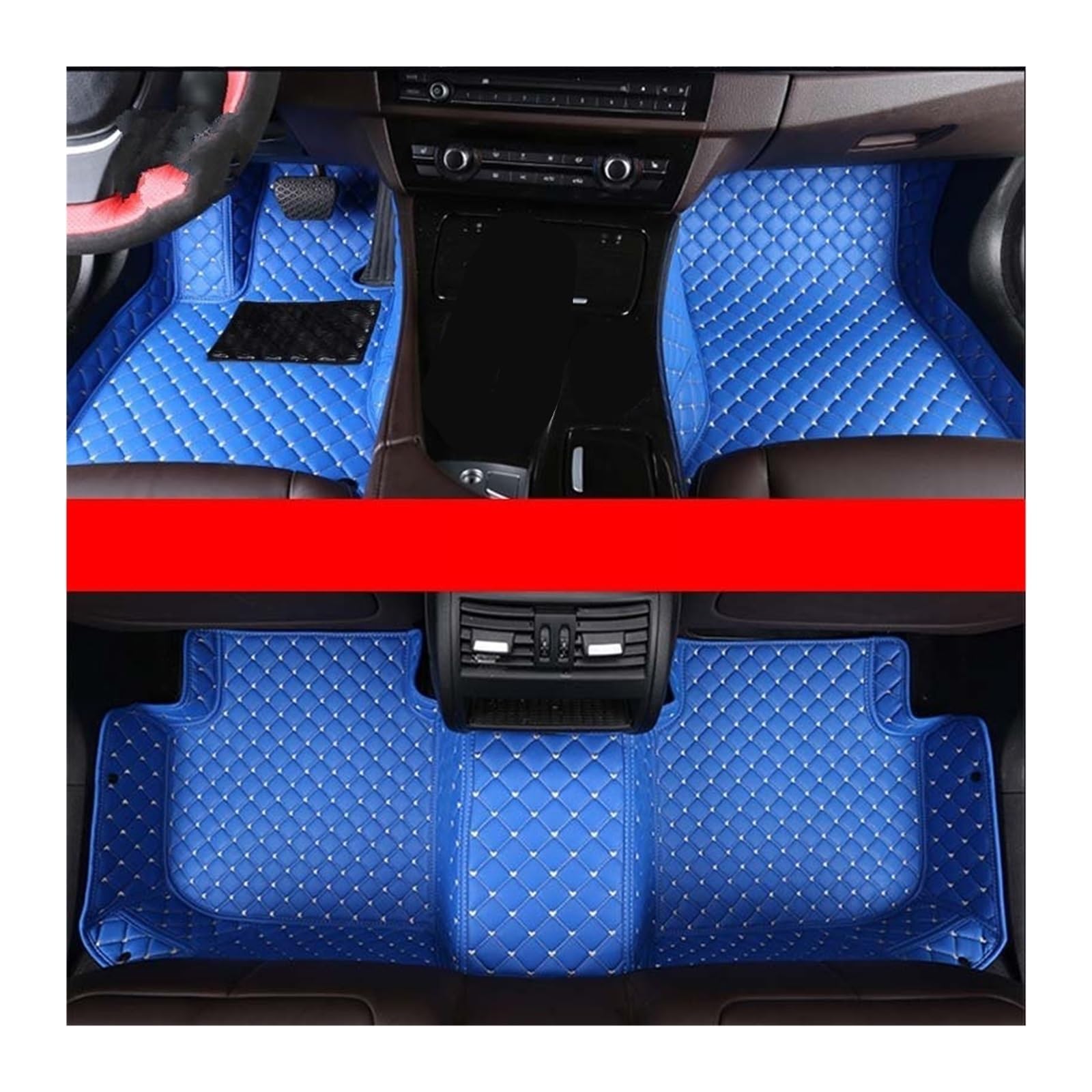 Automatten Benutzerdefinierte Auto Fußmatten Für Hyundai Für I30 2007-2012 Auto Teppiche Fuß Coche Zubehör Für Hyundai Für I30 2007-2012 Fussmatten Auto(Blue) von DHDYJSA