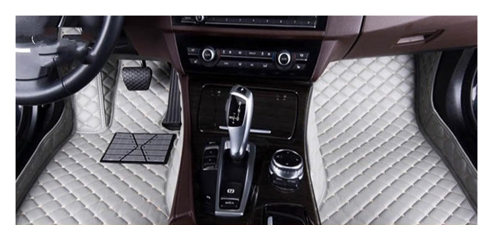 Automatten Benutzerdefinierte Auto-Fußmatten Für VW Für Tiguan 2007–2023 Auto-Teppiche Fußmatten Coche-Zubehör Fussmatten Auto(Gray,2017-2023) von DHDYJSA