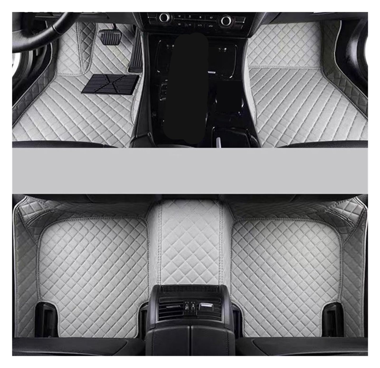 Automatten Custom Car Fußmatten Auto Teppiche Fuß Coche Zubehör Für Lexus Für GX Für GX460 Für GX470 2001-2023 Fussmatten Auto(Grey,2001-2009) von DHDYJSA