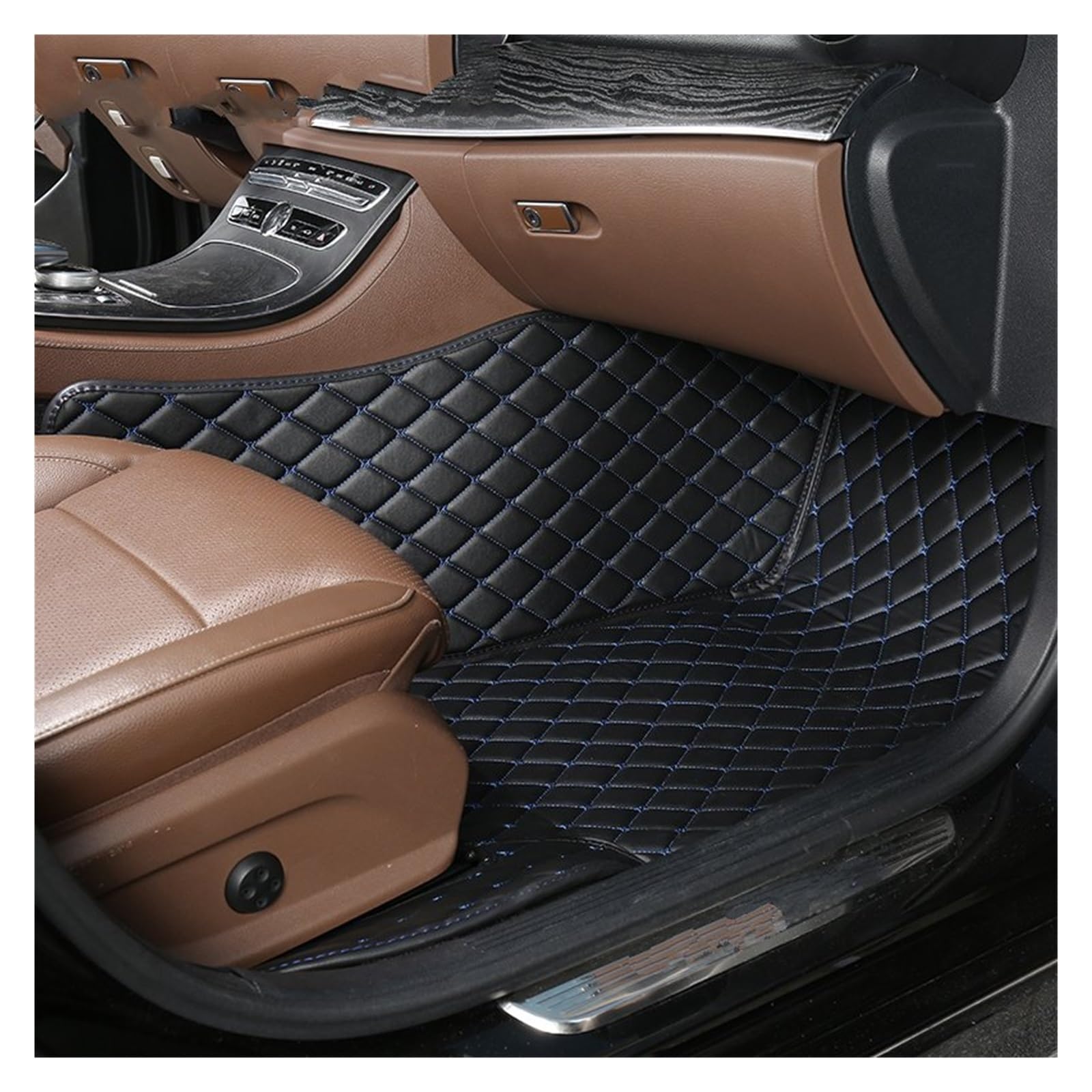 Automatten Für Chevrolet Für Onix 2019 2020 2021 2022 Auto Innen Zubehör Teppiche Teppiche Fuß Pads 1 PCS Custom Leder Auto Fußmatten Fussmatten Auto(18 Passenger Mat) von DHDYJSA