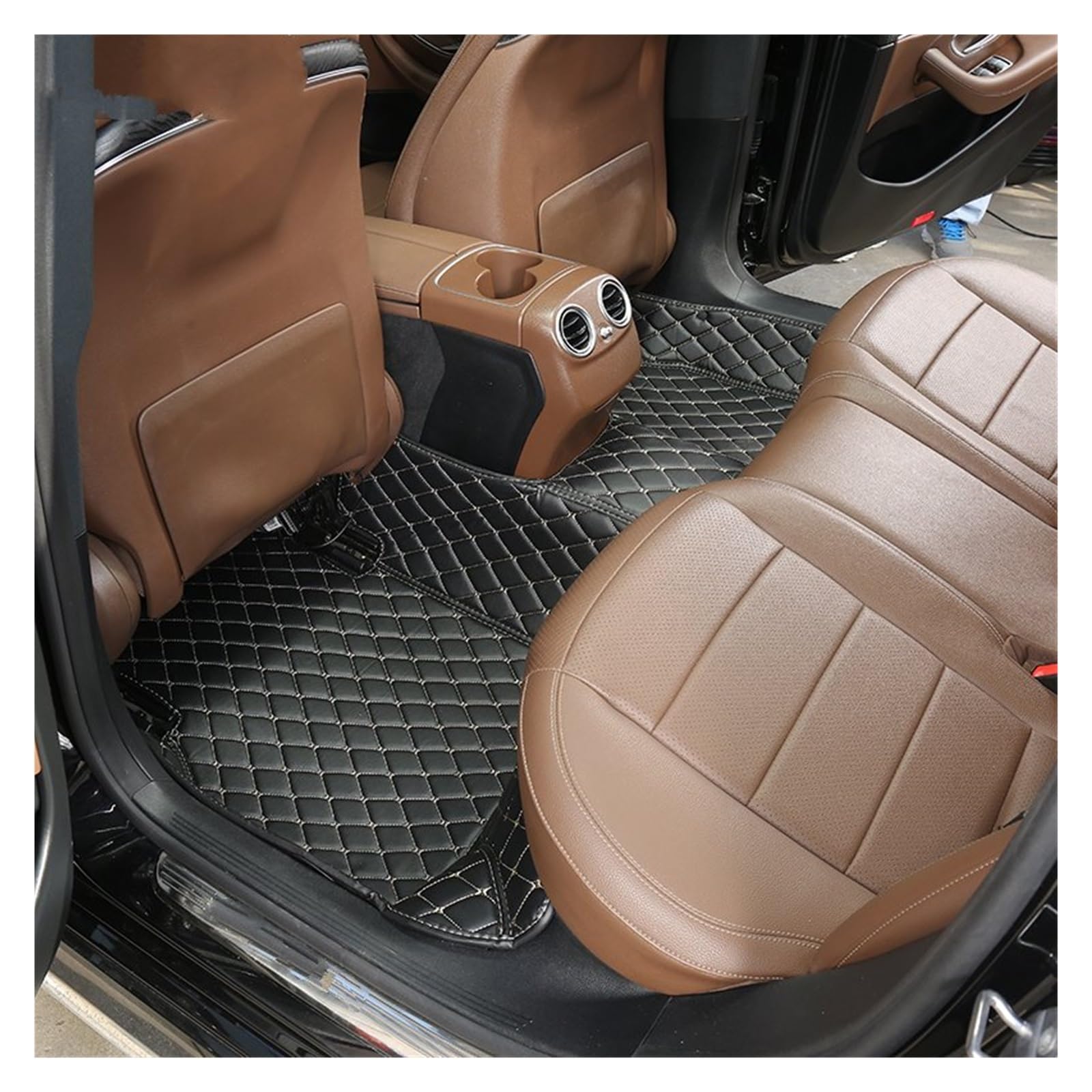 Automatten Für Chevrolet Für Onix 2019 2020 2021 2022 Auto Innen Zubehör Teppiche Teppiche Fuß Pads 1 PCS Custom Leder Auto Fußmatten Fussmatten Auto(22 Rear Mat) von DHDYJSA