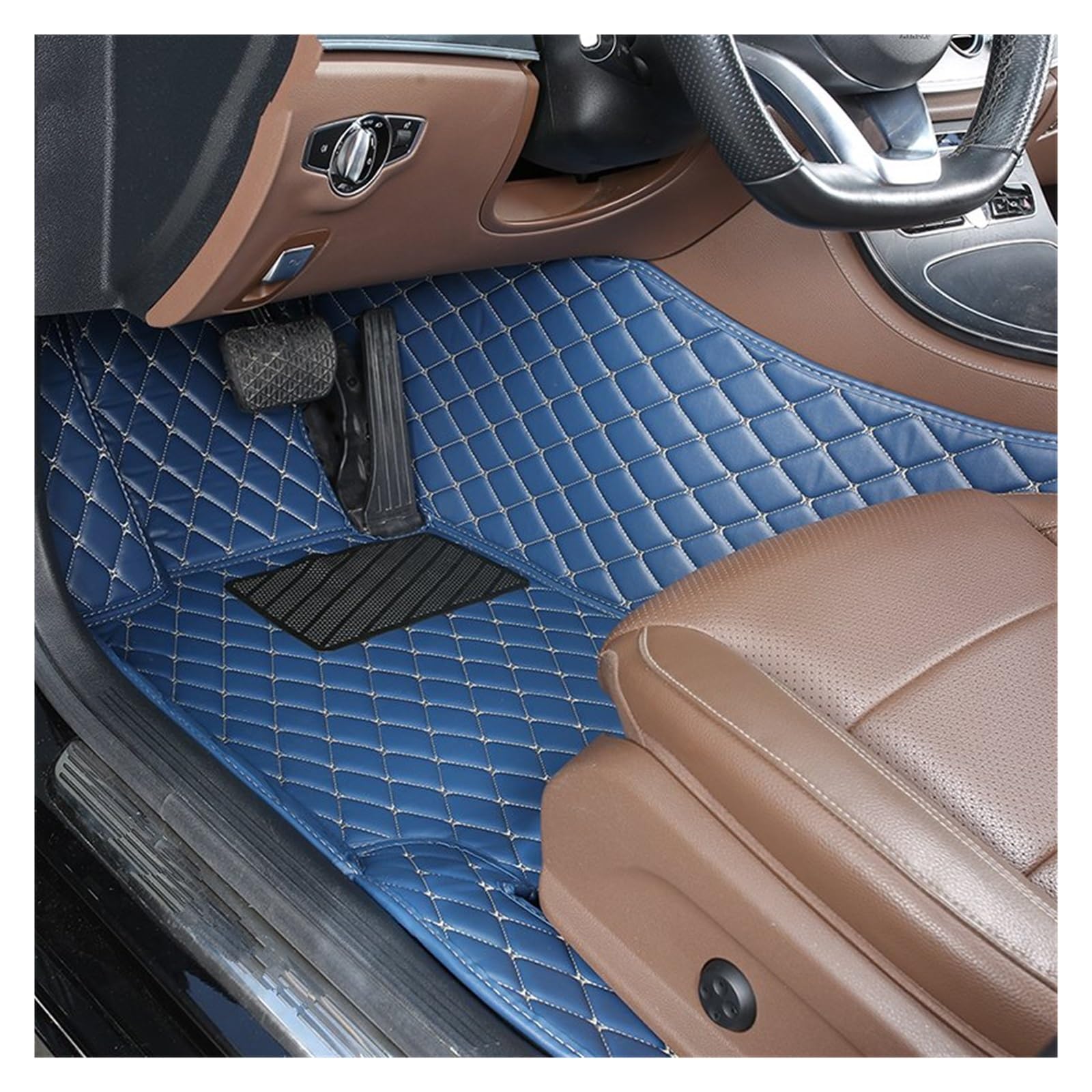 Automatten Für Chevrolet Für Onix 2019 2020 2021 2022 Auto Innen Zubehör Teppiche Teppiche Fuß Pads 1 PCS Custom Leder Auto Fußmatten Fussmatten Auto(31 Driver Mat) von DHDYJSA