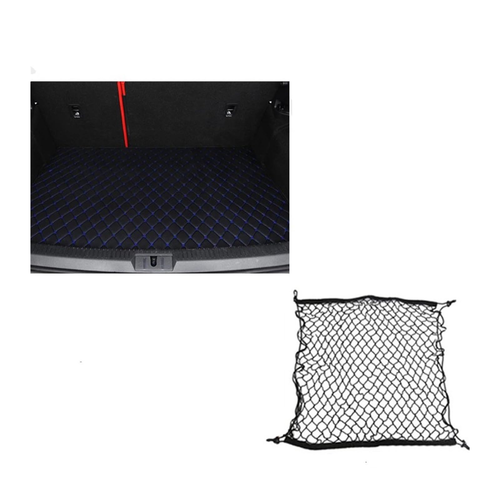 Automatten Für Ford Für Mustang 2015 2016 2017 2018 2019 2020 2021 Auto Fußmatten Interior Styling Leder Teppiche Auto Schutz Fussmatten Auto(2PC mat and net 26,Left steering wheel) von DHDYJSA
