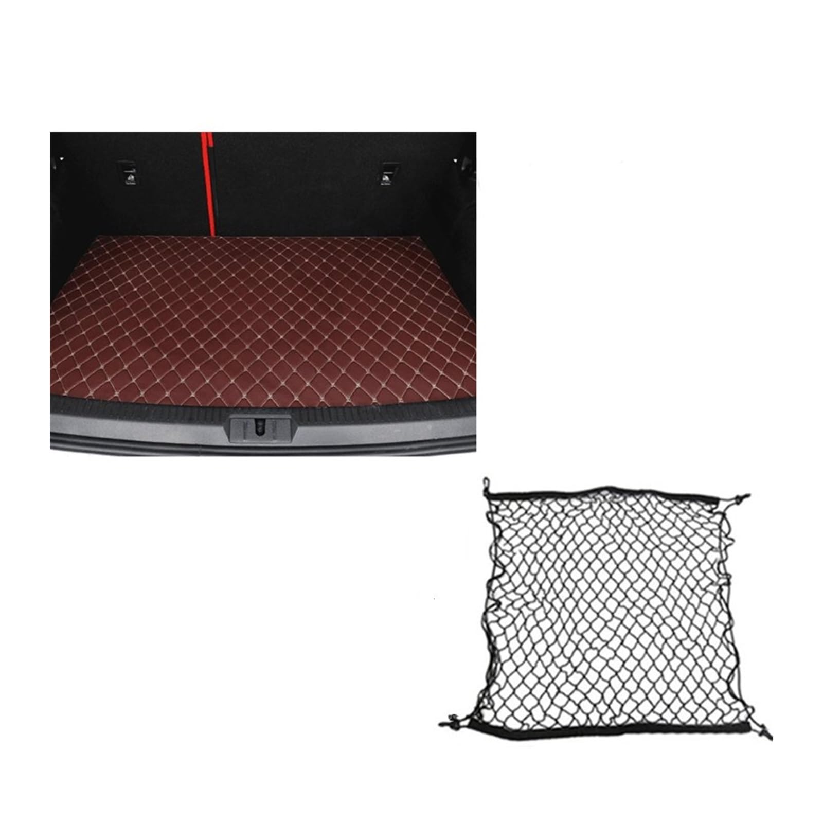 Automatten Für Ford Für Mustang 2015 2016 2017 2018 2019 2020 2021 Auto Fußmatten Interior Styling Leder Teppiche Auto Schutz Fussmatten Auto(2PC mat and net 30,Right steering wheel) von DHDYJSA