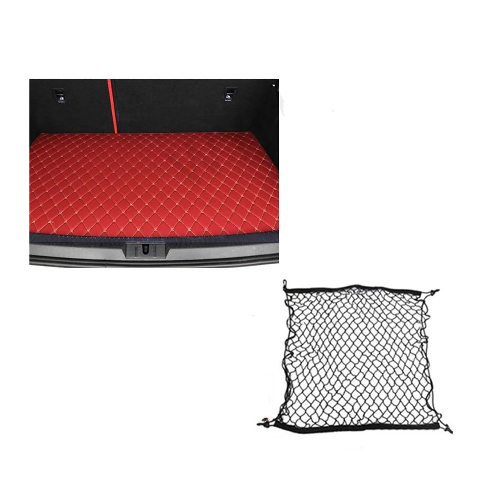 Automatten Für Ford Für Mustang 2021 2020 2019 2018 2017 2016 2015 Auto Fußmatten Interior Styling Leder Teppiche Auto Schutz Fussmatten Auto(2PC mat and net 28,Right steering wheel) von DHDYJSA