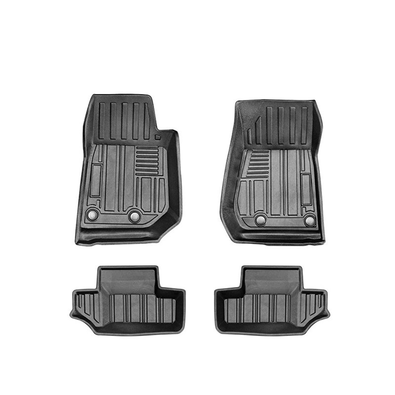 Automatten Für Jeep Für Wrangler Für JK 2007-2017 Für JL 2018-2021 LHD Auto Boden Matte Auto Fuß Pad Boden Liner Teppich 2 Tür 4 Tür Fussmatten Auto(JK 2Door) von DHDYJSA