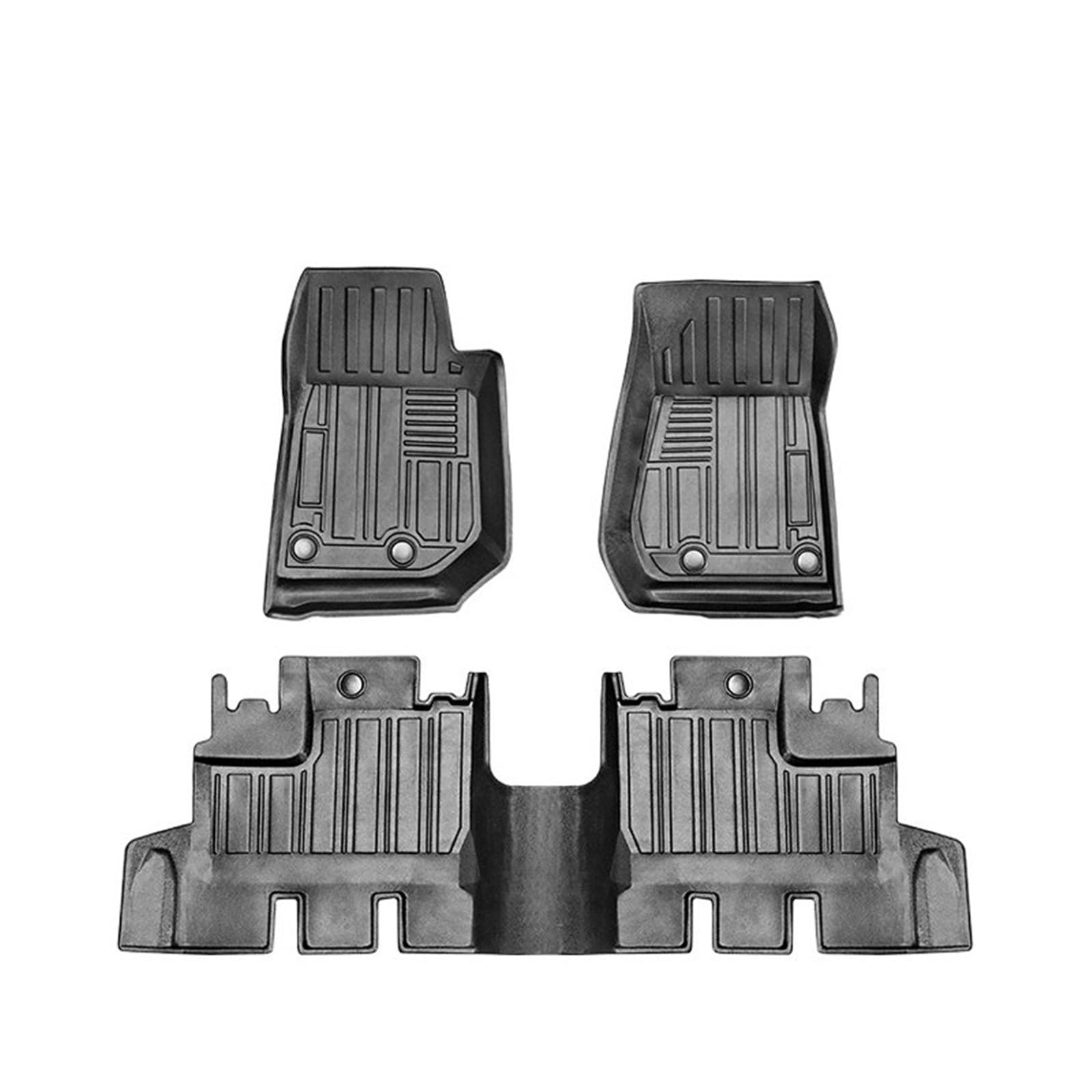 Automatten Für Jeep Für Wrangler Für JK 2007-2017 Für JL 2018-2021 LHD Auto Boden Matte Auto Fuß Pad Boden Liner Teppich 2 Tür 4 Tür Fussmatten Auto(JK 4Door) von DHDYJSA