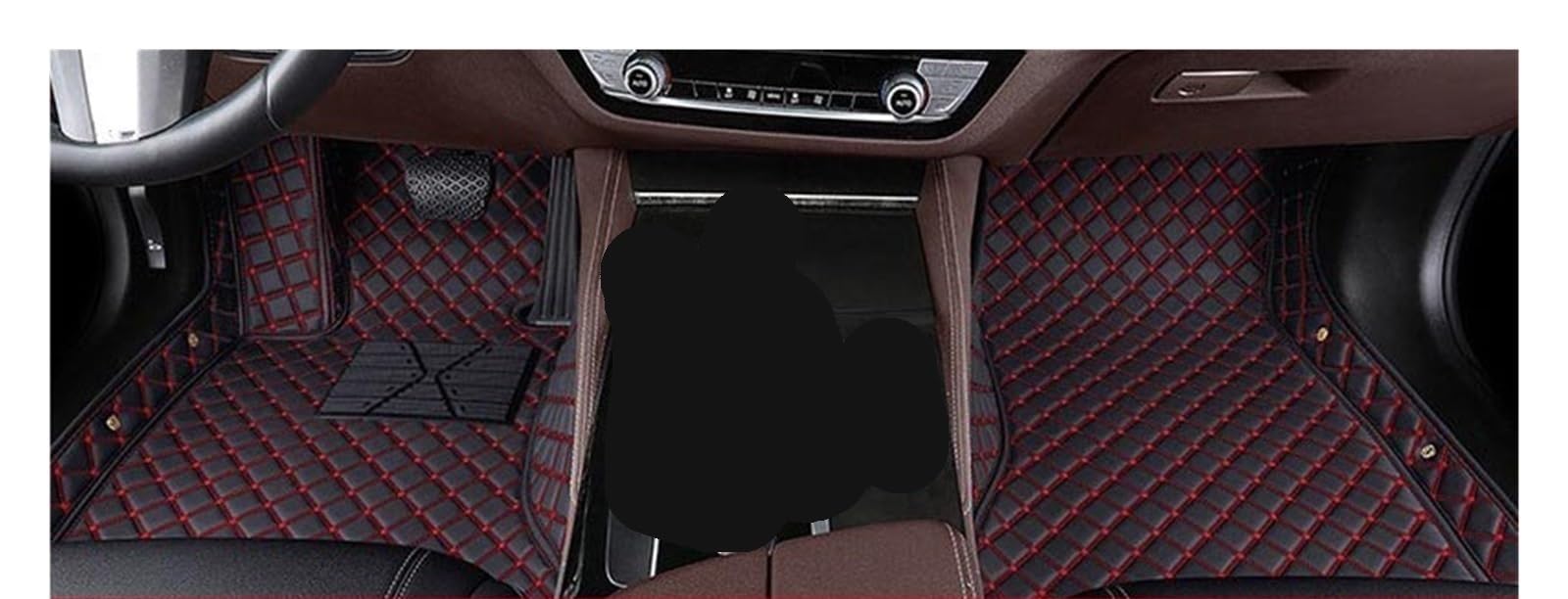 Automatten Für Lexus Für GX Für GX460 Für GX470 2001-2023 Custom Car Fußmatten Auto Teppiche Fuß Coche Zubehör Fussmatten Auto(Black-red,2001-2009) von DHDYJSA