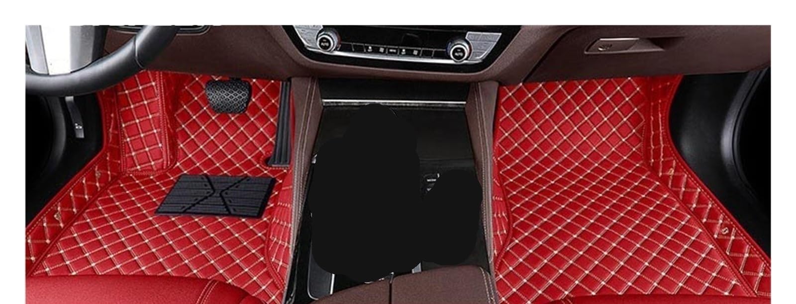 Automatten Für Lexus Für GX Für GX460 Für GX470 2001-2023 Custom Car Fußmatten Auto Teppiche Fuß Coche Zubehör Fussmatten Auto(Red,2010-2023) von DHDYJSA