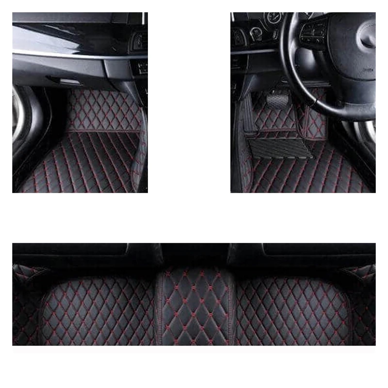 Automatten Für Mazda 3 2006-2012 Auto Fußmatten Benutzerdefinierte Auto Fuß Pads Teppich Abdeckung Innen Zubehör Fussmatten Auto(RHD BLACK RCD) von DHDYJSA