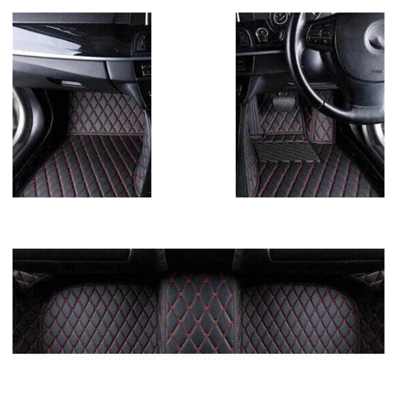 Automatten Für Mazda 3 2006-2012 Auto Fußmatten Benutzerdefinierte Auto Fuß Pads Teppich Abdeckung Innen Zubehör Fussmatten Auto(RHD BLACK RCD) von DHDYJSA