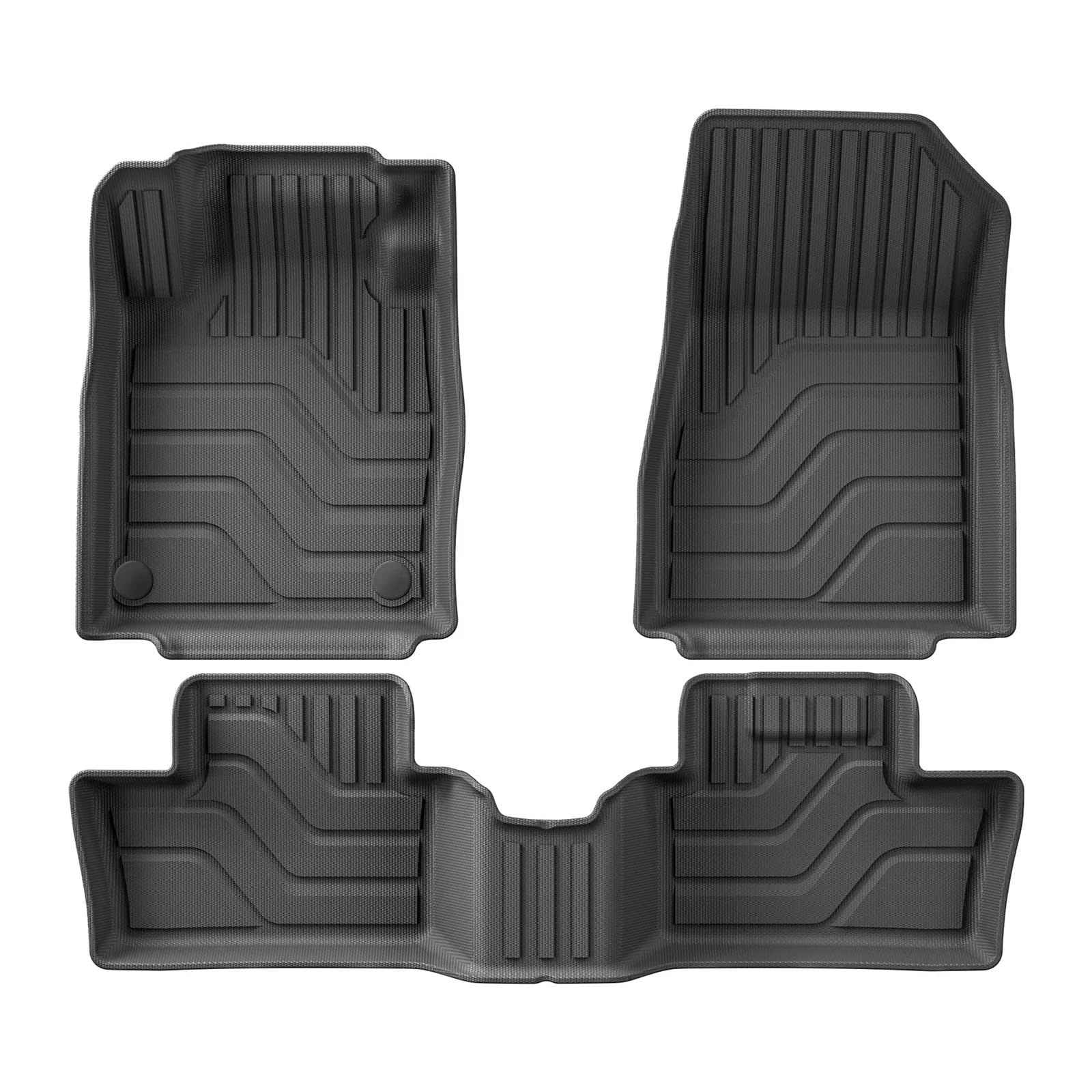 Automatten Für Nissan Für Juke 2022 2023 2024 Auto Fußmatten Stamm Pad TPE 3D Fuß Matte Schwarz Links Hand Stick Fussmatten Auto(24JUKE LHD 3P) von DHDYJSA