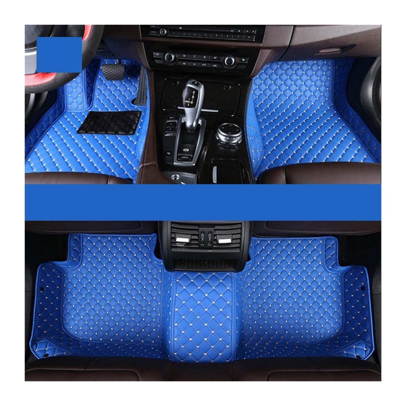 Automatten Für Peugeot 308 2007–2023 Maßgeschneiderte Auto-Fußmatten Autoteppiche Fußmatten Zubehör Fussmatten Auto(Blue,2007-2015) von DHDYJSA