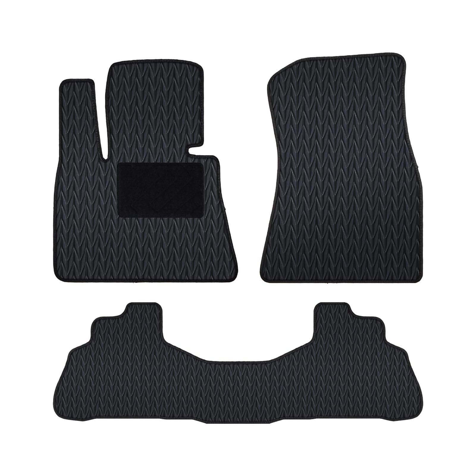 Automatten Für X5 2014–2024 Benutzerdefinierte Auto Fußmatten Kunstleder Wasserdicht Auto Rutschfeste Fußpolster 5-teiliges Set Fussmatten Auto(Floor mat,19-24) von DHDYJSA