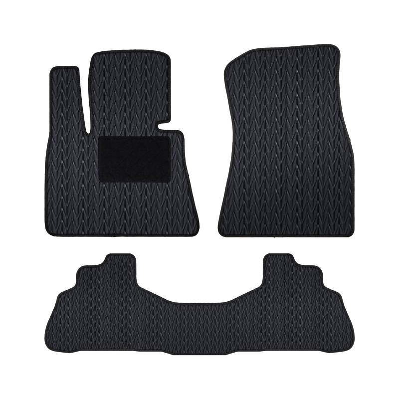 Automatten Für X5 2014–2024 Benutzerdefinierte Auto Fußmatten Kunstleder Wasserdicht Auto Rutschfeste Fußpolster 5-teiliges Set Fussmatten Auto(Floor mat,19-24) von DHDYJSA
