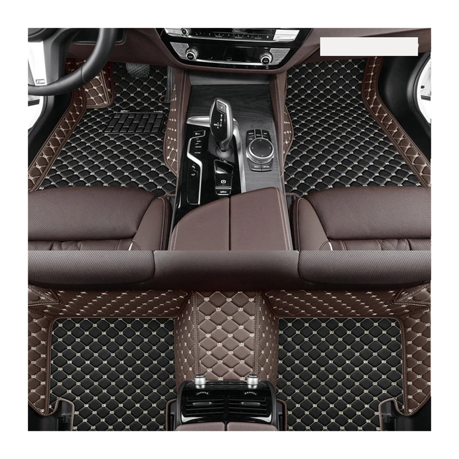 Automatten Innen Zubehör Leder Teppiche Teppiche Fuß Pads Auto Boden Matte Für A3 Für 8P 2004-2010 Fussmatten Auto(Left hand drive,3PC FLOOR MAT1) von DHDYJSA