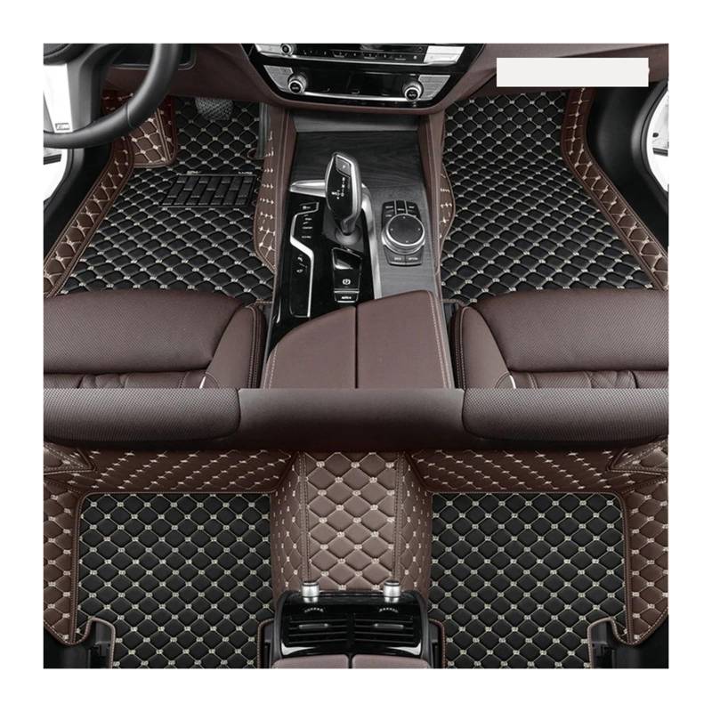 Automatten Innen Zubehör Leder Teppiche Teppiche Fuß Pads Auto Boden Matte Für A3 Für 8P 2004-2010 Fussmatten Auto(Left hand drive,3PC FLOOR MAT1) von DHDYJSA
