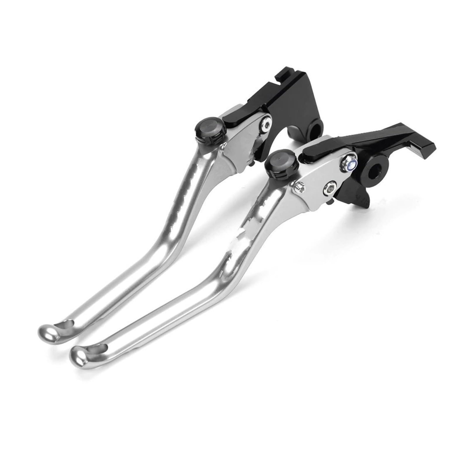 Bremshebel Motorrad Für CB750 Für Hornet 2023 Für CB 750 Motorradzubehör Schlüsselanhänger CNC-Griff Bremshebel Bremskupplungshebel(Levers-Silver) von DHDYJSA