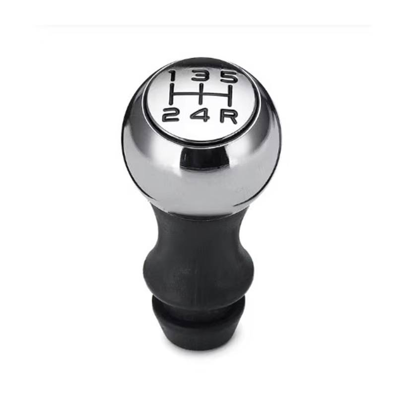 Schaltknauf 5-Gang-Auto MT Schaltknauf Hebel Schalthebel Griff Stick Für Peugeot 106 206 306 406 107 207 307 407 BX101577 Schaltgetriebe(Black Number Black R) von DHDYJSA