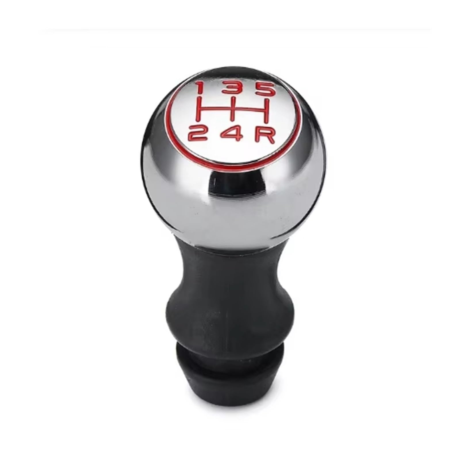 Schaltknauf 5-Gang-Auto MT Schaltknauf Hebel Schalthebel Griff Stick Für Peugeot 106 206 306 406 107 207 307 407 BX101577 Schaltgetriebe(Red Number red R) von DHDYJSA