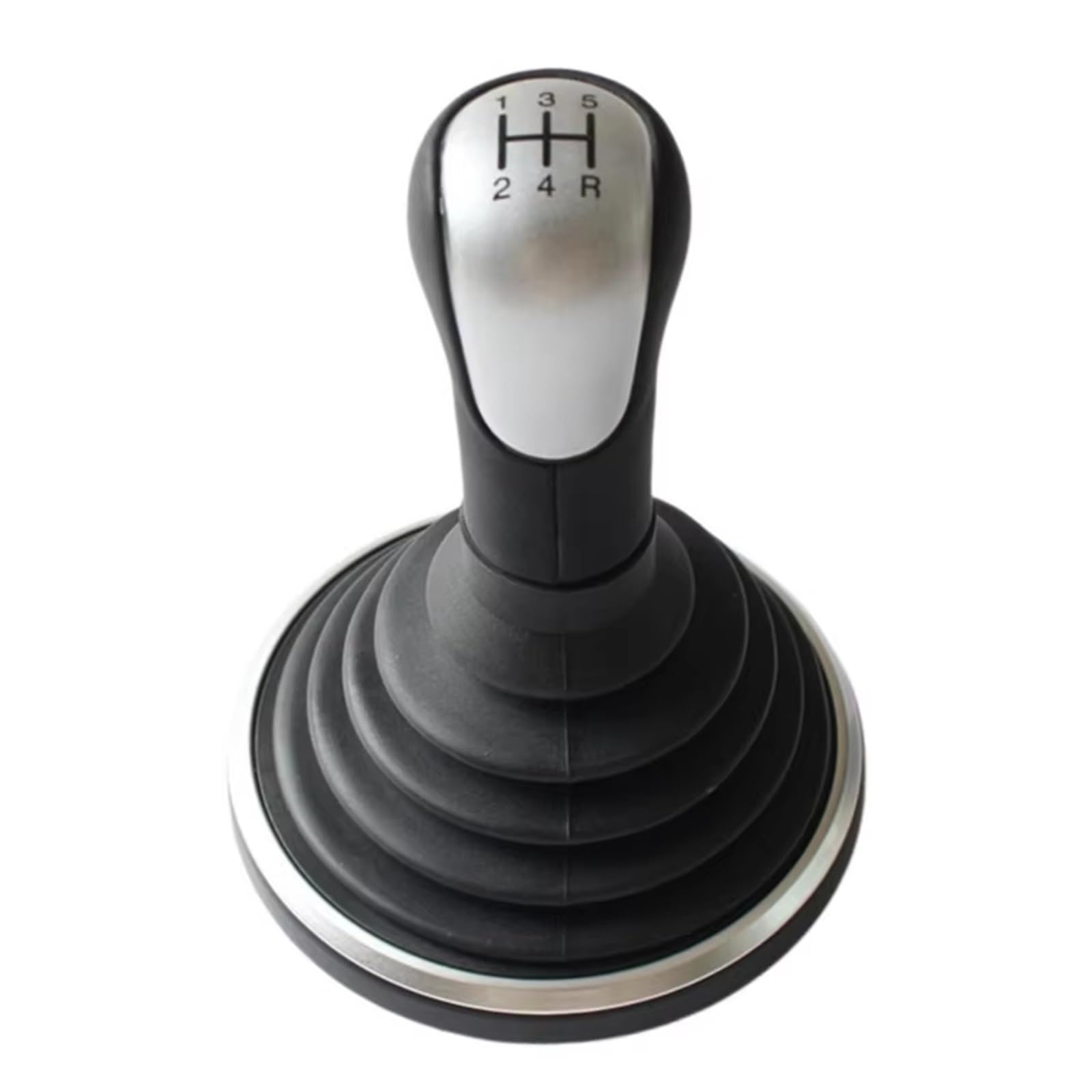 Schaltknauf 5 Oder 6 Gang Schaltknauf Schalthebelmanschette Abdeckung Für Fiesta Für MK6 Für Connect Für Fusion 2002 2003 2004 2005 2006 2007 2008 Schaltgetriebe(Silver Pen and Case) von DHDYJSA