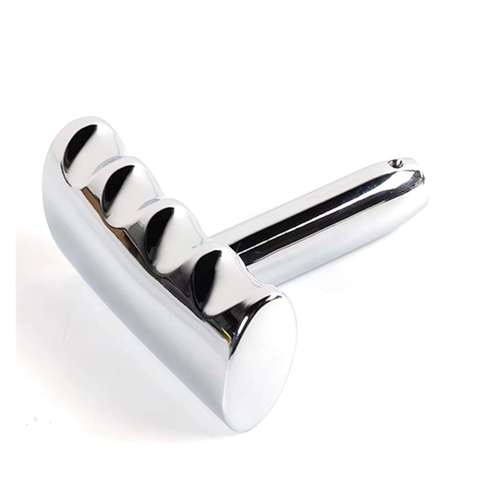 Schaltknauf Aluminiumlegierung T-Griff Schalthebel Schaltknauf Schalthebel Für Dodge Für Charger Für Challenger Für Compass Schwarz Schaltgetriebe(Silver) von DHDYJSA