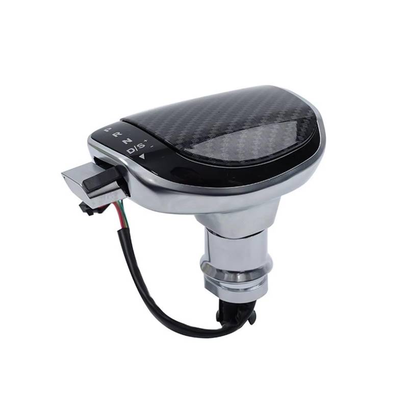 Schaltknauf Carbon Automatische Schaltknauf at Elektronische Schalthebel Handball Für MK6 Für MK7 Für Jetta Für MK6 Schaltgetriebe(Carbon Red Light) von DHDYJSA