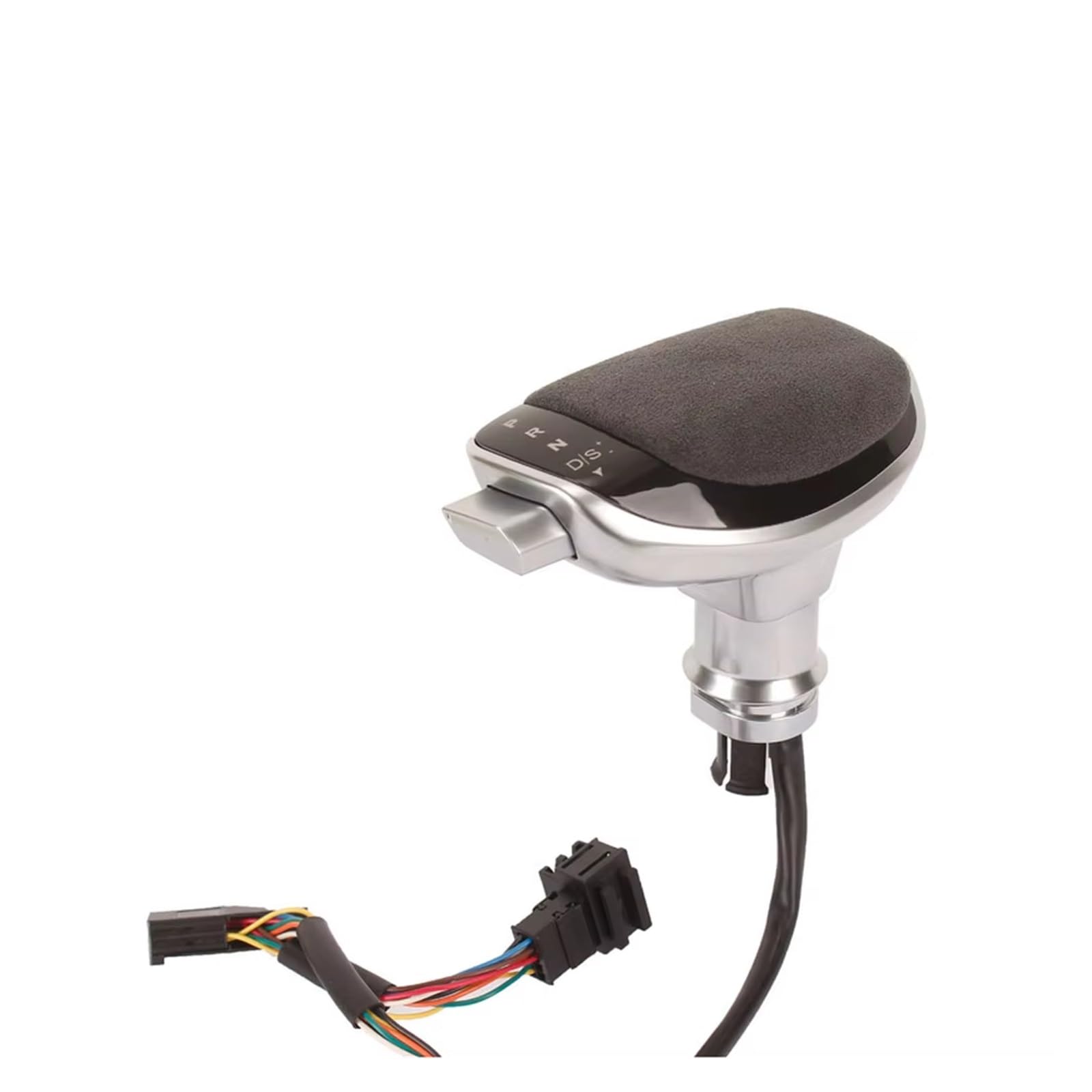 Schaltknauf Carbon Automatische Schaltknauf at Elektronische Schalthebel Handball Für MK6 Für MK7 Für Jetta Für MK6 Schaltgetriebe(Suede Red Light) von DHDYJSA