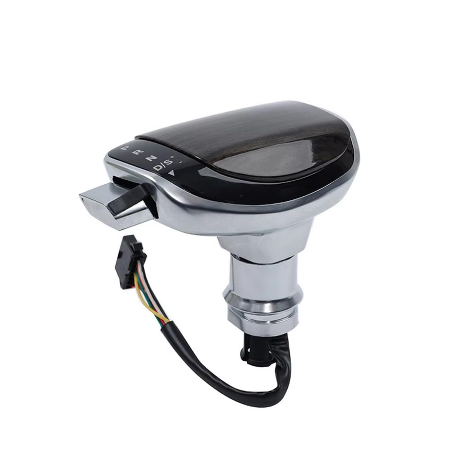 Schaltknauf Carbon Automatische Schaltknauf at Elektronische Schalthebel Handball Für MK6 Für MK7 Für Jetta Für MK6 Schaltgetriebe(Woodgrain red Light) von DHDYJSA