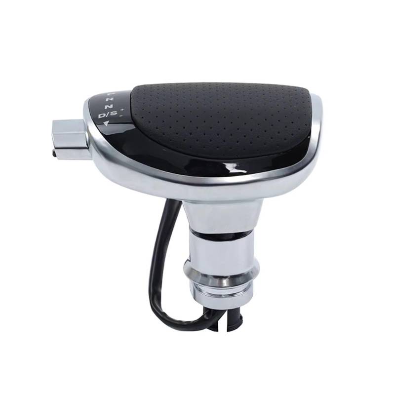 Schaltknauf Leder at Elektronische Anzeige Schaltknauf Schalthebel Handball Für Jetta Für MK5 Für MK6 Für Polo Schaltgetriebe(No Hole Red Light) von DHDYJSA