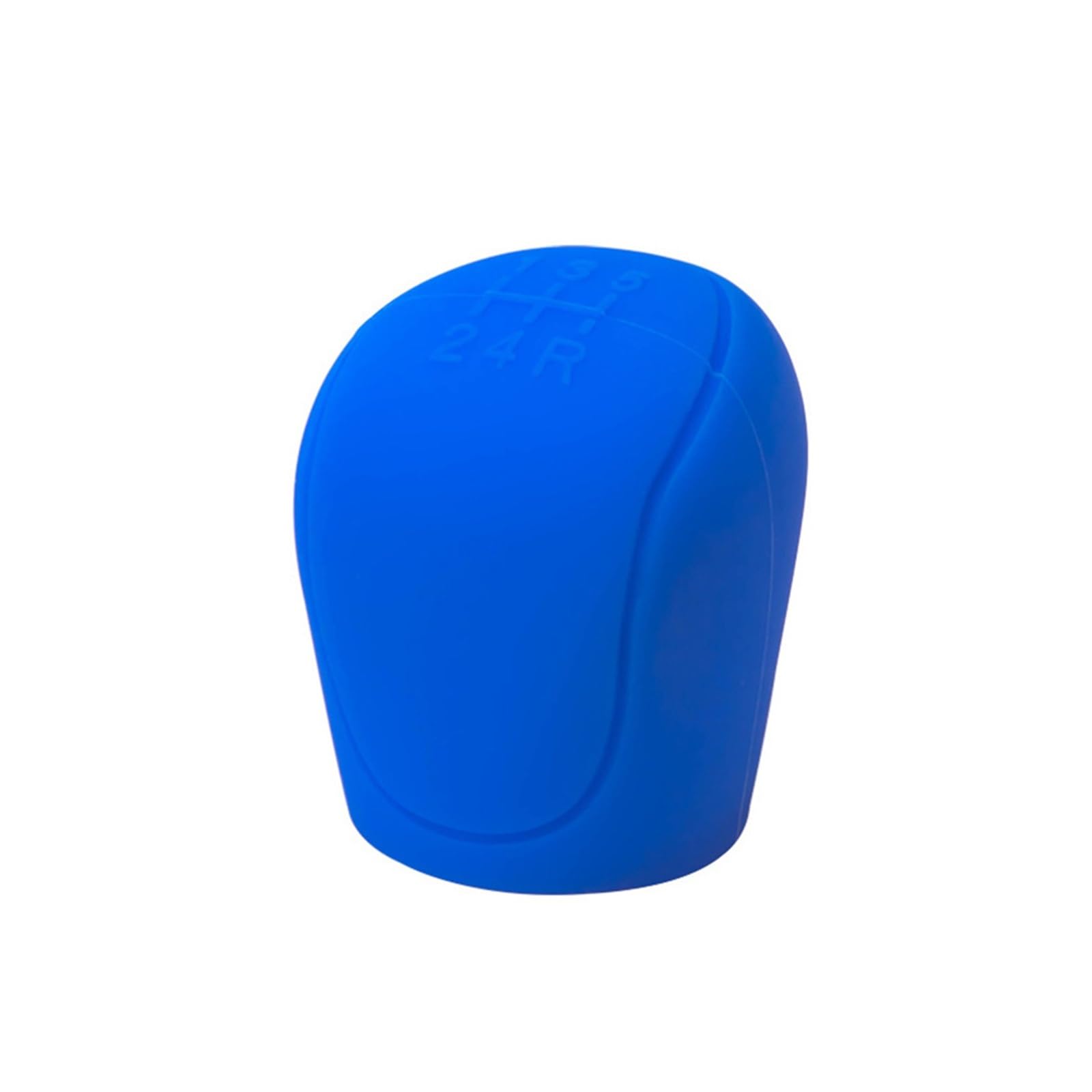 Schaltknauf Silikon-Schaltknauf-Abdeckung Für Die Handbremse Rutschfester Griff Schutzhülle Für Autos Schalthebelmanschetten Auto-Innenausstattung Schaltgetriebe(Blue knob Cover) von DHDYJSA