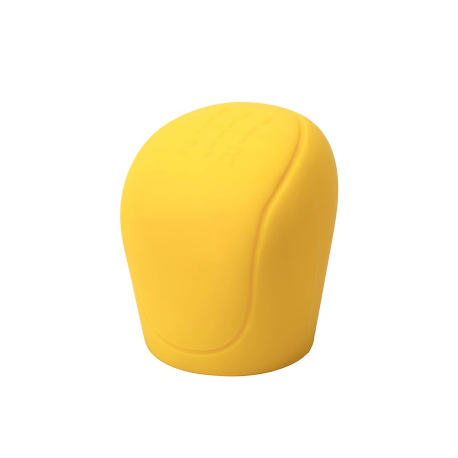 Schaltknauf Silikon-Schaltknauf-Abdeckung Für Die Handbremse Rutschfester Griff Schutzhülle Für Autos Schalthebelmanschetten Auto-Innenausstattung Schaltgetriebe(Yellow knob Cover) von DHDYJSA
