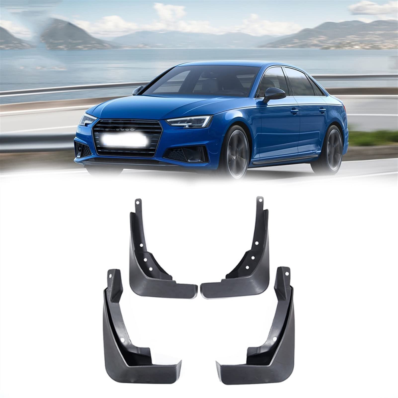 DHWUIASF Für Audi A4 B9 2016 2017 2018 2019 4 STÜCKE Vorne Hinten Auto Kotflügel Kotflügel Schmutzfänger Schutz Spritzschutz Autozubehör Kotflügel DHWUIASF Für Audi A4 B9 2016 2017 2018 2019 4 STÜCKE Vorne Hinten Auto Kotflügel Kotflügel Schmutzfänger Schutz Spritzschutz Autozubehör Kotflügel von DHWUIASF