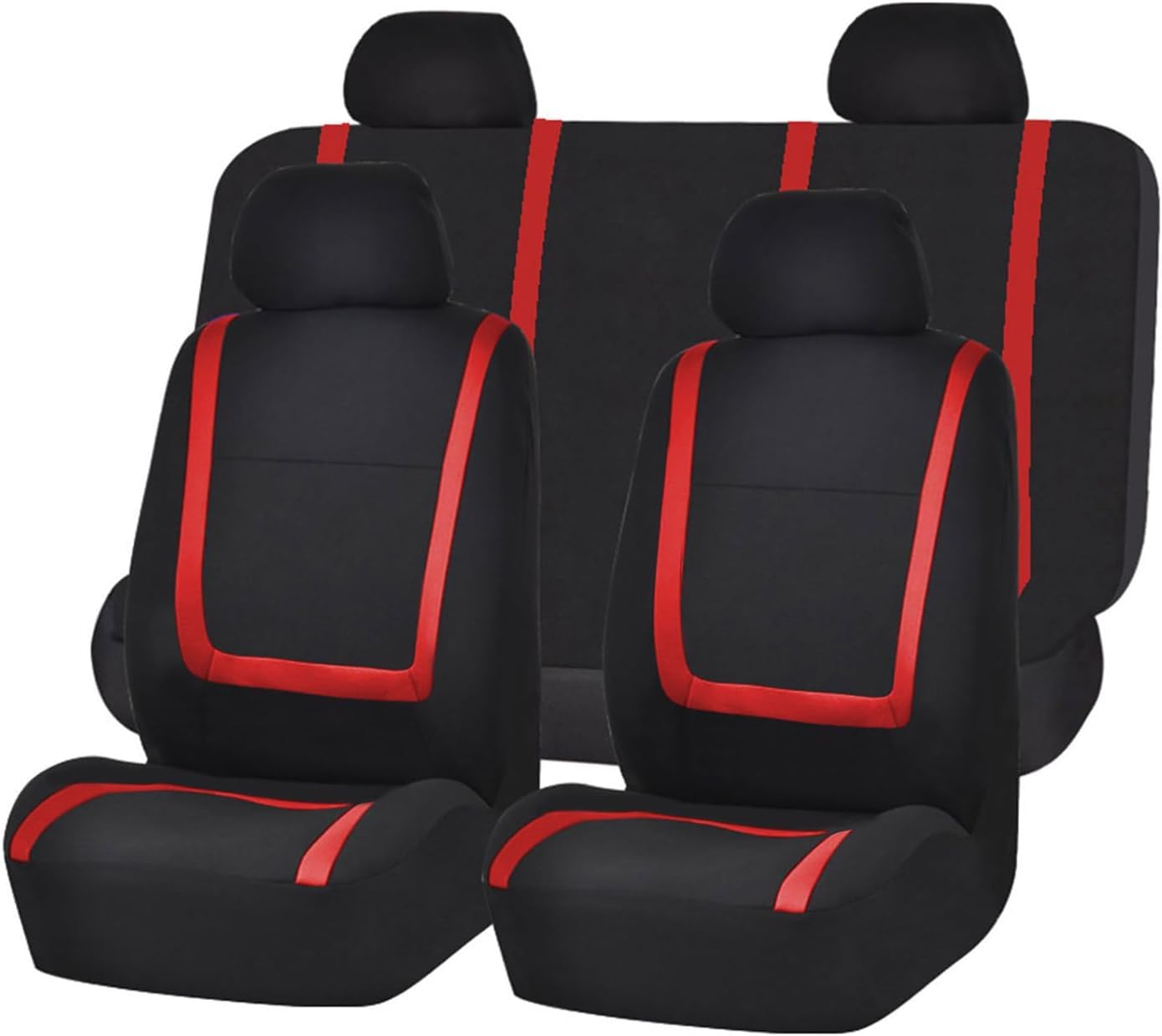 DIALFA Auto Sitzbezüge für Audi Q3 Sportback F3 SUV Coupe 2018-2022, Bequem und Atmungsaktiv Waschbarer Stoff Autositzbezüge Vordersitze und Rückbank Auto-Schonbezüge,C Red DIALFA Auto Sitzbezüge für Audi Q3 Sportback F3 SUV Coupe 2018-2022, Bequem und Atmungsaktiv Waschbarer Stoff Autositzbezüge Vordersitze und Rückbank Auto-Schonbezüge,C Red von DIALFA