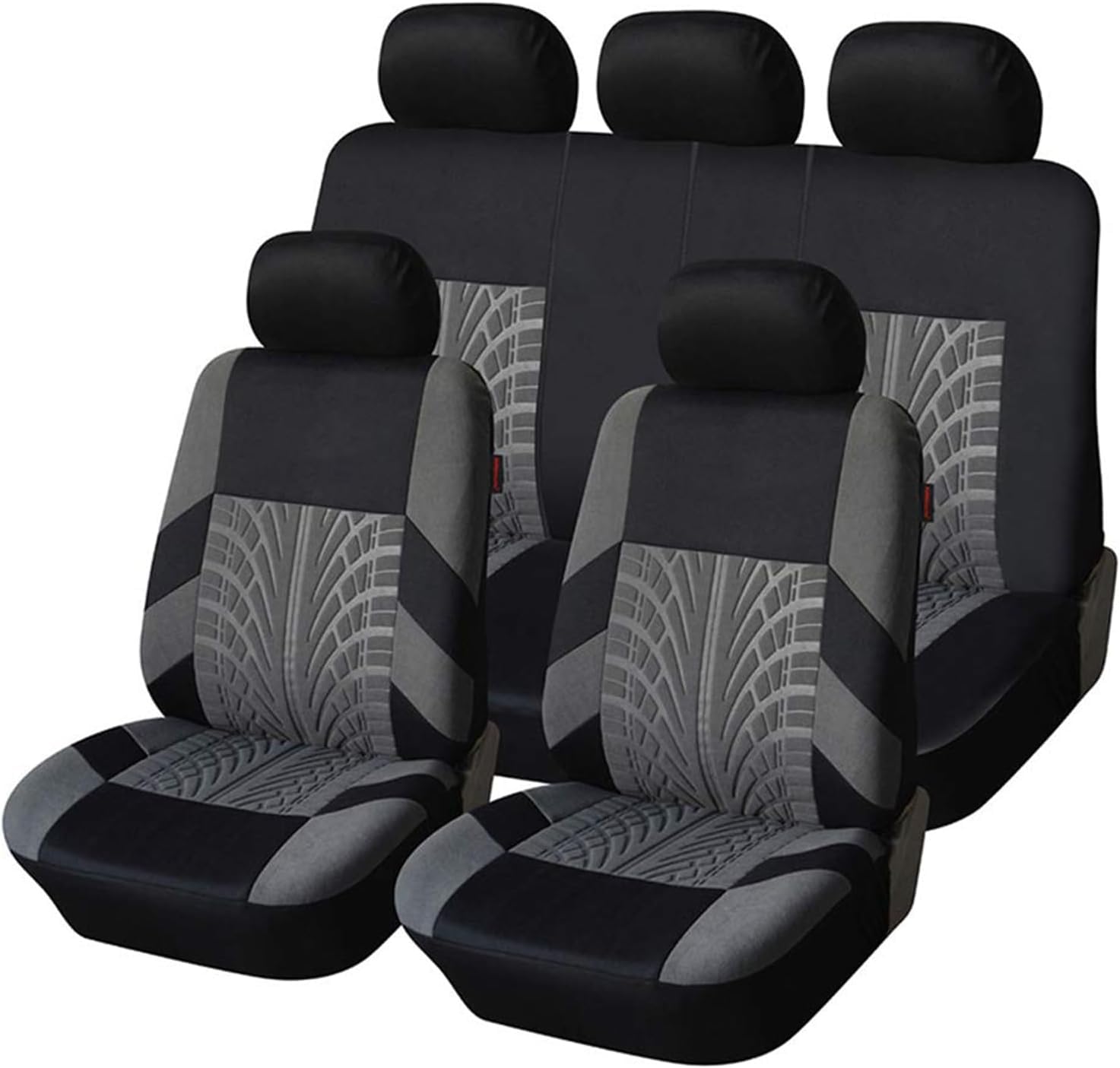 DIALFA Auto Sitzbezüge für Suzuki Vitara (LY) 4.Gen 2015-2022, Bequem und Atmungsaktiv Waschbarer Stoff Autositzbezüge Vordersitze und Rückbank Auto-Schonbezüge,D Grey von DIALFA