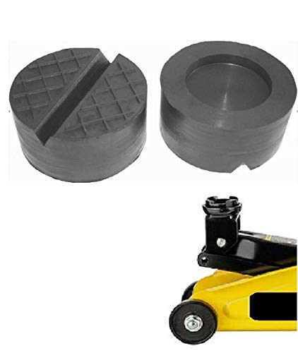 100x50mm mit V-Nut/Aussparung Gummi-Auflage Unterlage Wagen-Heber Hebebühne eckig Auto Set Unterstellbock Klotz Rangier-Wagenheber Puffer Reifen Reifenwechsel LKW Räder KFZ Tuning Zubehör von DIANSA