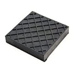 80x80x20mm mit Waffeloberfläche Gummi-Auflage Unterlage Wagen-Heber Hebebühne Auto Set Unterstellbock Klotz Rangier-Wagenheber Puffer Reifen Reifenwechsel PKW Räder KFZ Tuning Zubehör von DIANSA