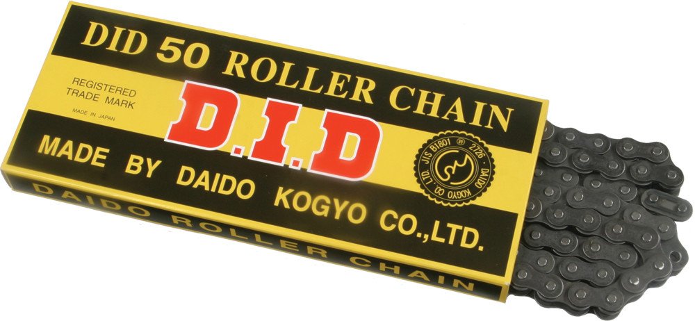 DID 520 Chain (Schwarz & Schwarz) – Länge: 90 Glieder mit Clip-Verbindung (RJ) von DID
