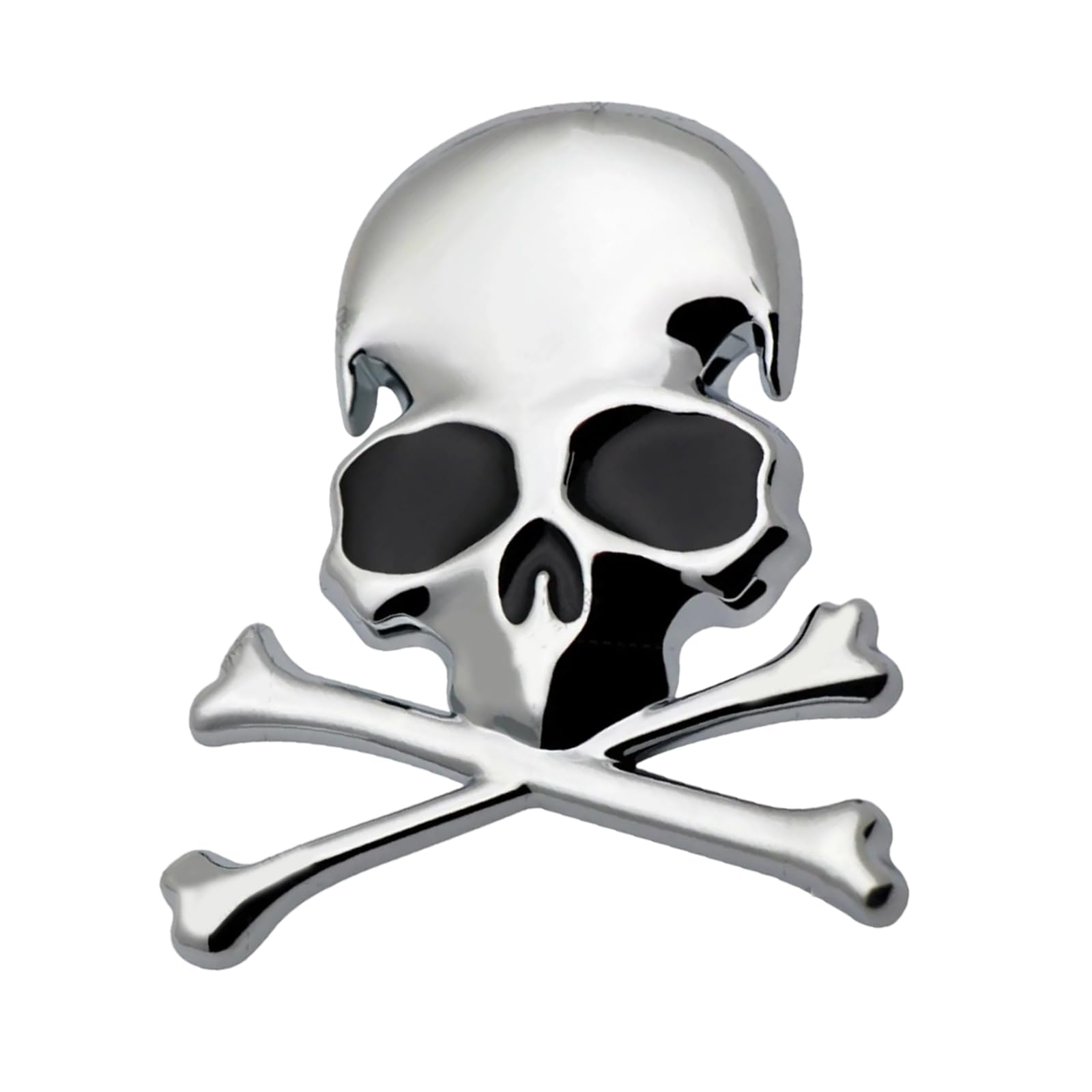 DIDILLX 3D-Totenkopf-Metall-Embleme, personalisiert, Skelett-Designs, Totenkopf, gekreuzte Knochen, Metall-Aufkleber für Auto und Motorräder DIDILLX 3D-Totenkopf-Metall-Embleme, personalisiert, Skelett-Designs, Totenkopf, gekreuzte Knochen, Metall-Aufkleber für Auto und Motorräder von DIDILLX