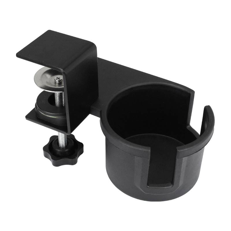 Schreibtisch-Becherhalter, Clip, Schreibtisch-Organizer, Regal, verstellbarer Tisch-Getränkehalter, Tisch-Becherhalter, Klemme, Schreibtisch-Flaschenhalter von DIDILLX