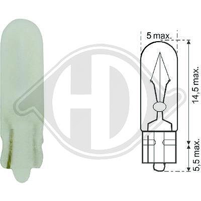 Diederichs Glühlampe, Instrumentenbeleuchtung [Hersteller-Nr. LID10086] für Mercedes-Benz, Volvo von DIEDERICHS