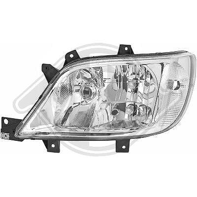 Diederichs Hauptscheinwerfer [Hersteller-Nr. 1662983] für Mercedes-Benz von DIEDERICHS