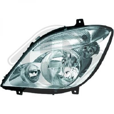 Diederichs Hauptscheinwerfer [Hersteller-Nr. 1663980] für Mercedes-Benz von DIEDERICHS