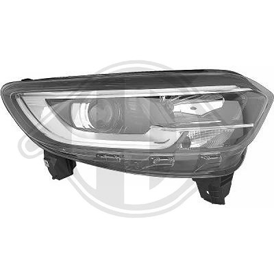 Diederichs Hauptscheinwerfer [Hersteller-Nr. 4446980] für Renault von DIEDERICHS