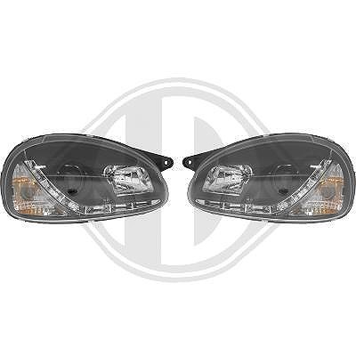 Diederichs Hauptscheinwerfersatz [Hersteller-Nr. 1812585] für Opel von DIEDERICHS